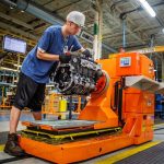 AGV image with person