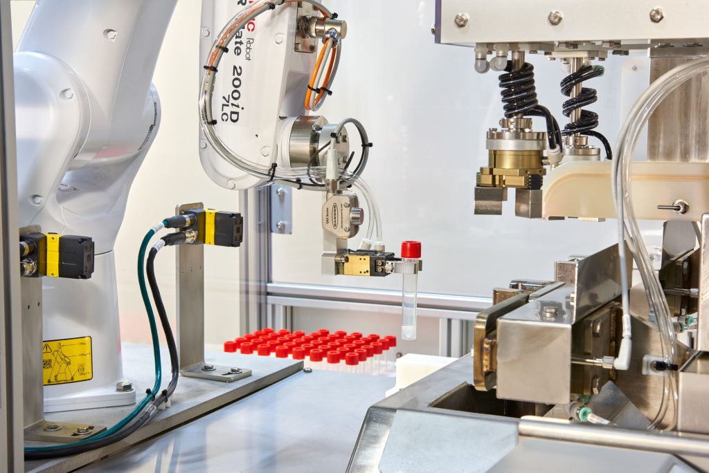 Robotic Vial Filling for Increased Speed and Precision