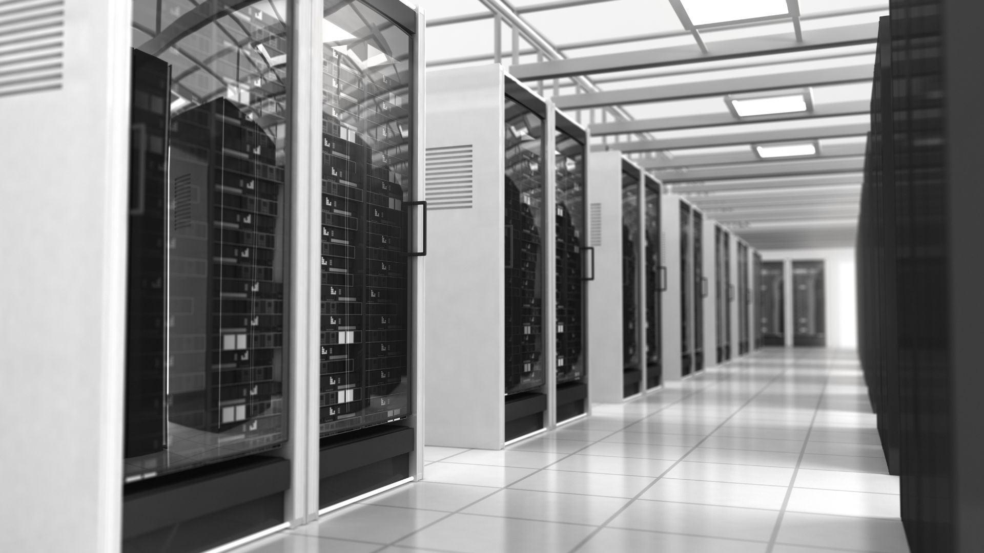 Interior of Data Center