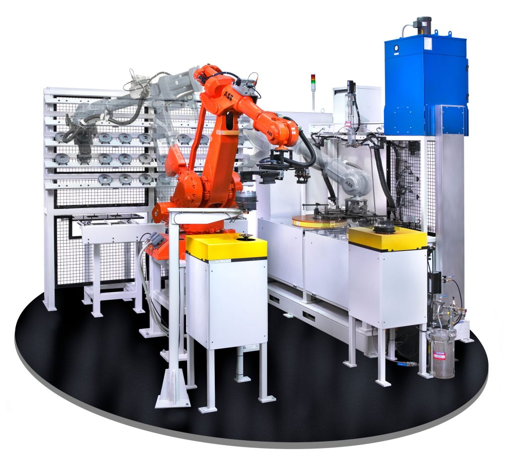 Robotic Rotor Bonder Assembly System