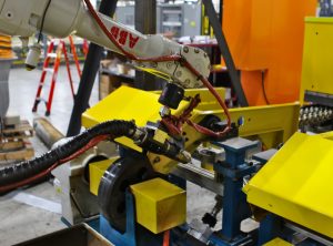 robot welding plasma laser cutting cell automation