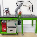 EasyArc welding cart with optional side table