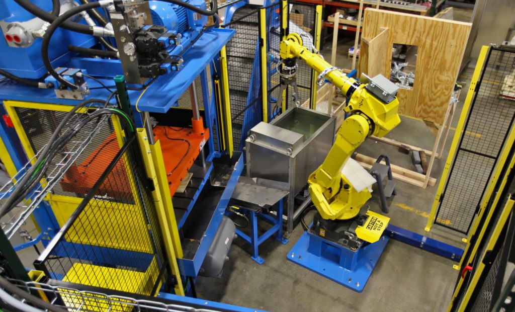 Die Cast Robot Tending Automation