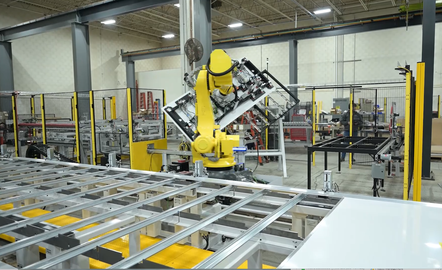 Picking panel for truck body assembly