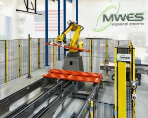 Robotic Paint Line Tending Cell Robotic Paint Line Tending Cell