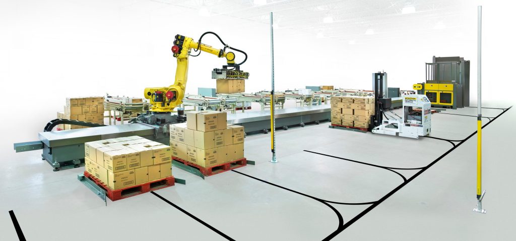 Robotic Palletizing & Automated Guided Vehicle