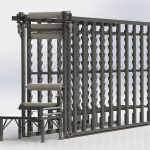 roll storage cutting rack